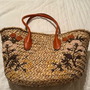 Zara straw bag